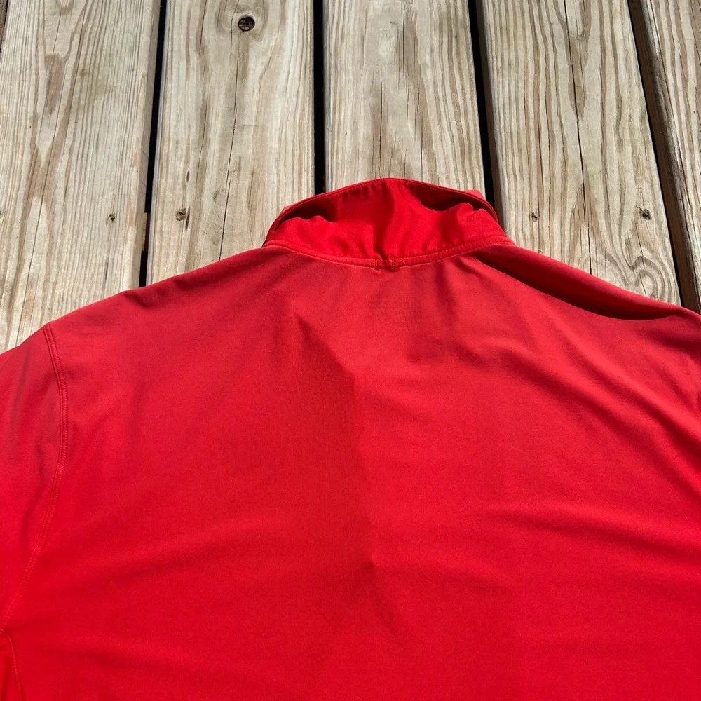 Nike Golf Polo Shirt Adult Men's Extra Large Red‎ Embroidered Short Sleeve